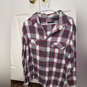 Field & Stream Red‎ and Gray Plaid Shirt